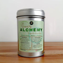 Inner Alchemy tin – adaptogenic caffeine-free herbal infusion by The Chai Thesis