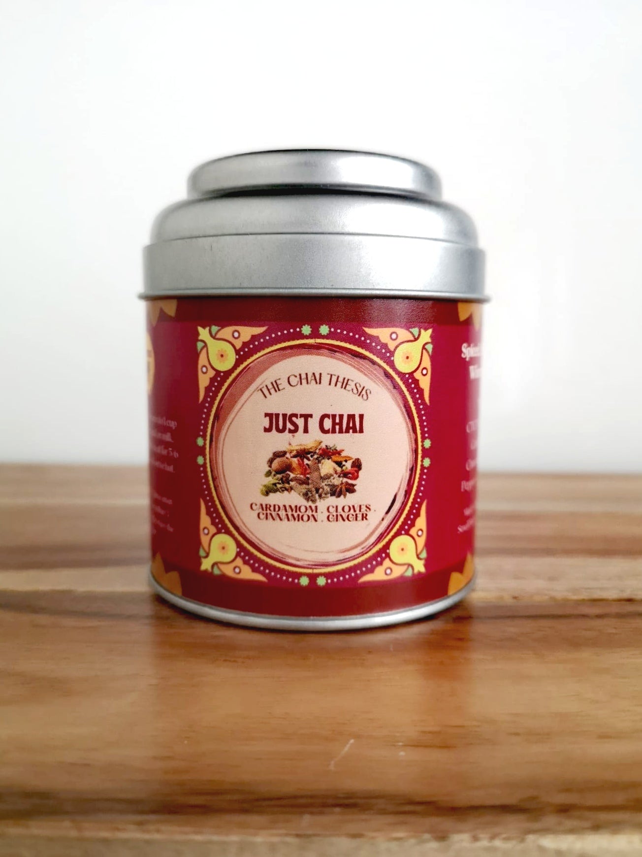 Just Chai tin – traditional masala chai blend with Assam black tea by The Chai Thesis